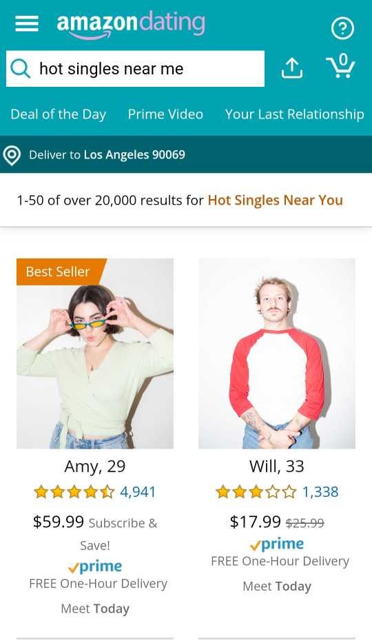 Order Boyfriend And Girlfriend From Amazon